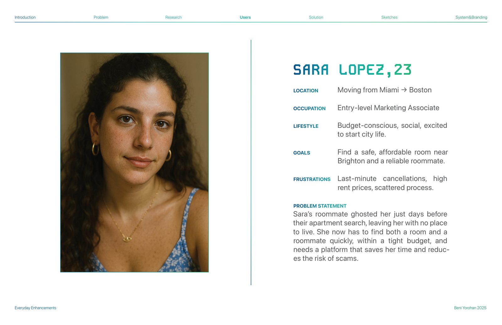 Sara Lopez — renter persona