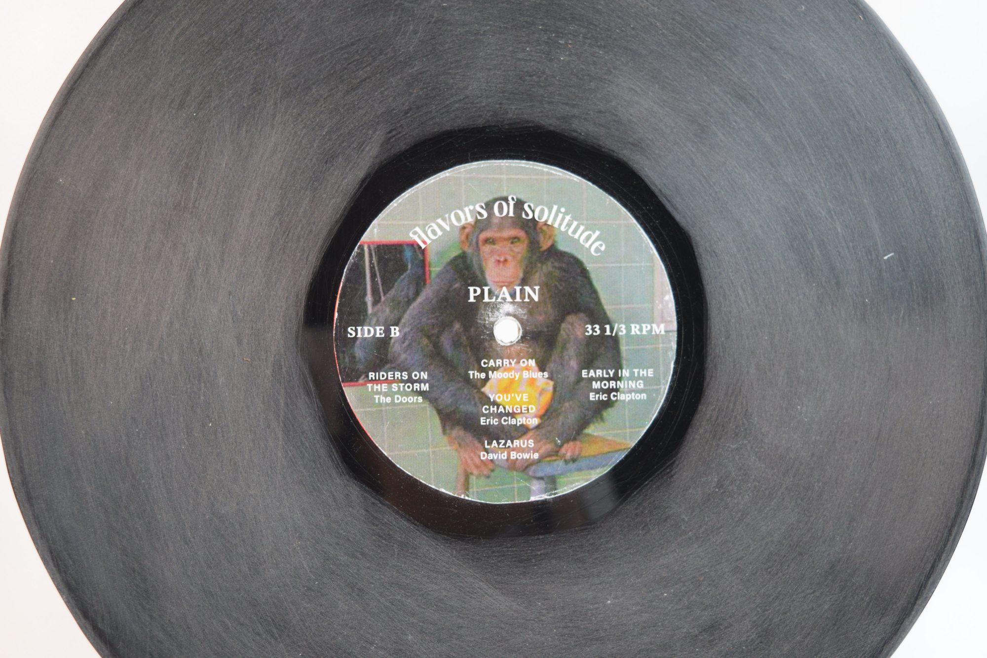 Plain — vinyl record close-up