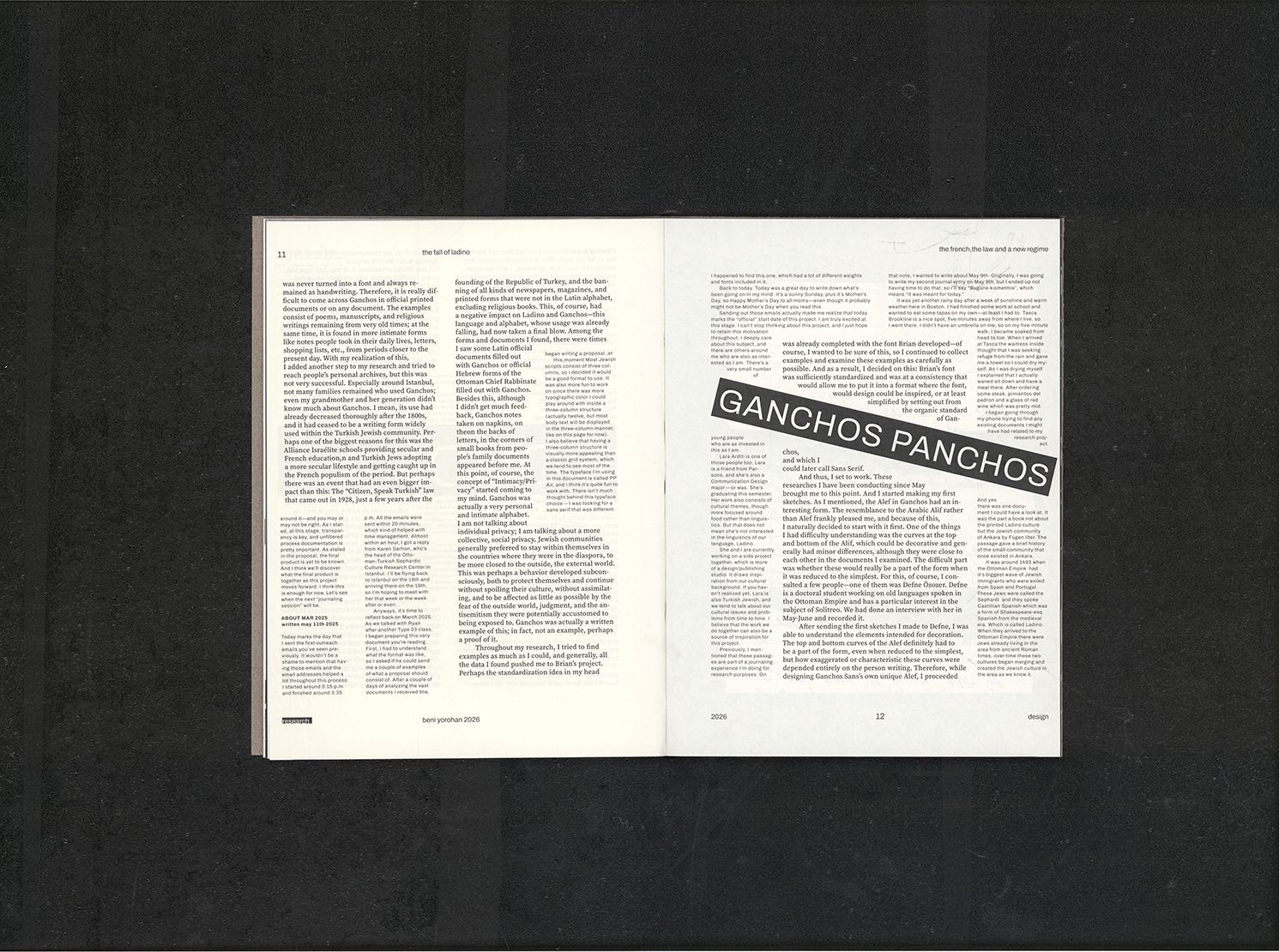 Ganchos Panchos — Ganchos Panchos title spread