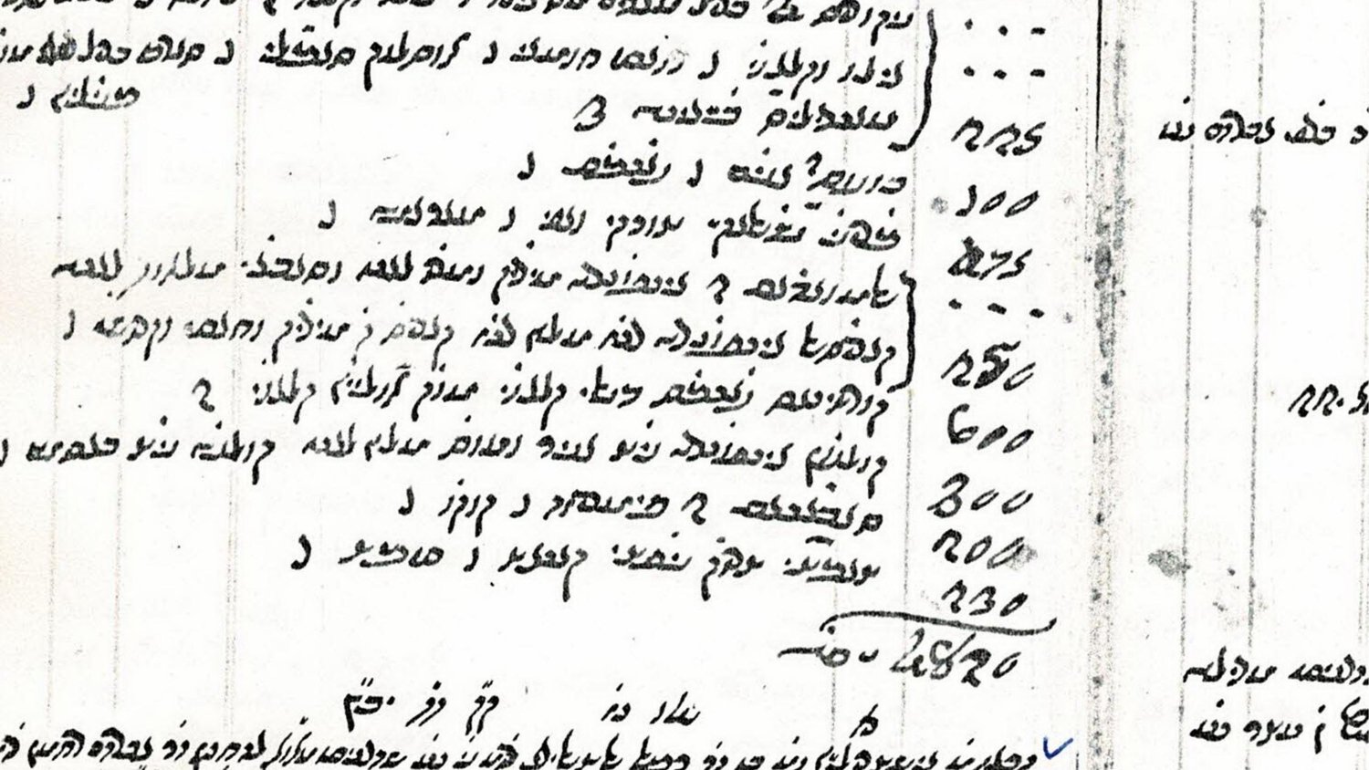 Dense Solitreo document — rabbinical record