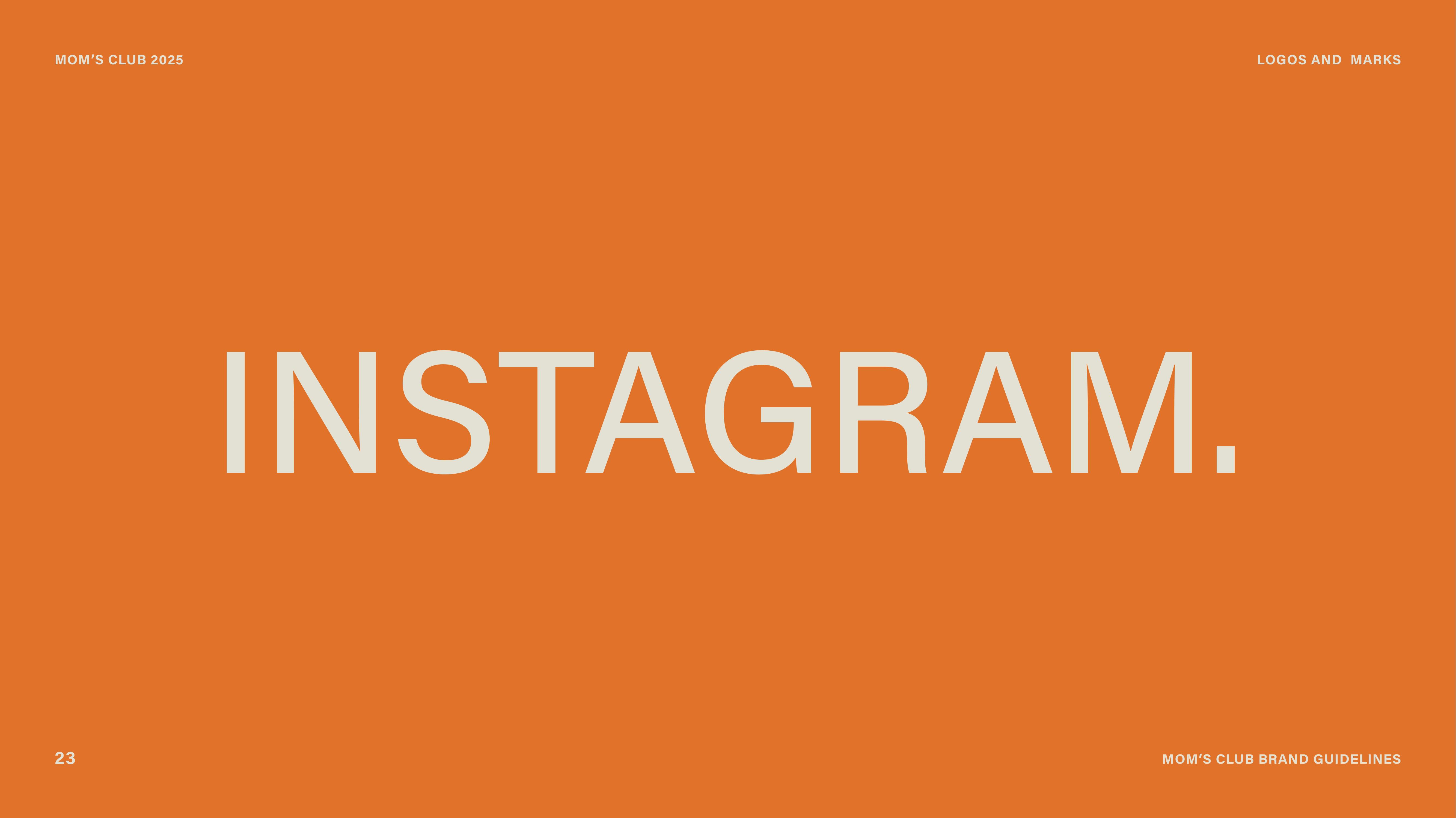 Mom's Club — pattern application