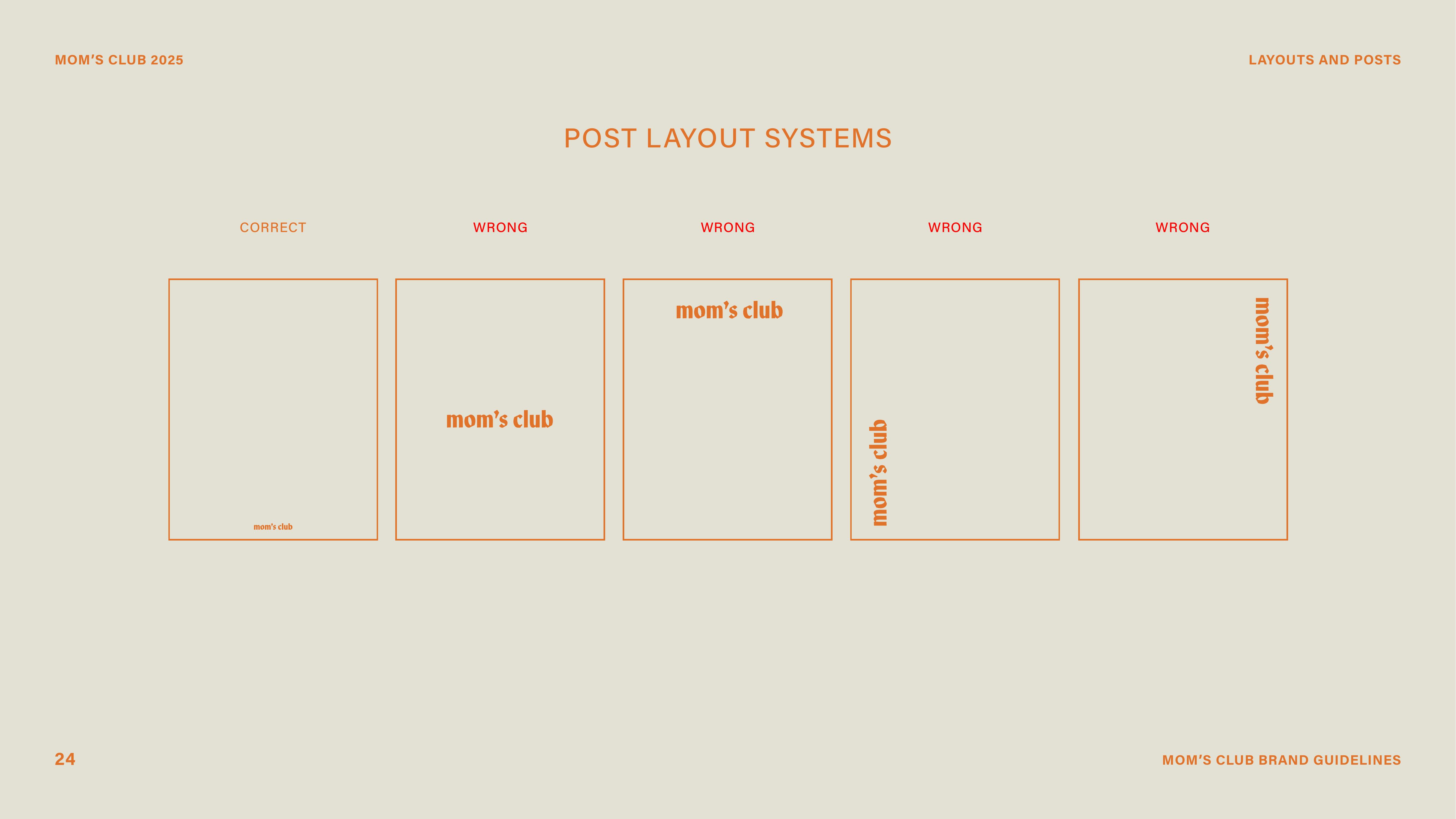 Mom's Club — pattern variation
