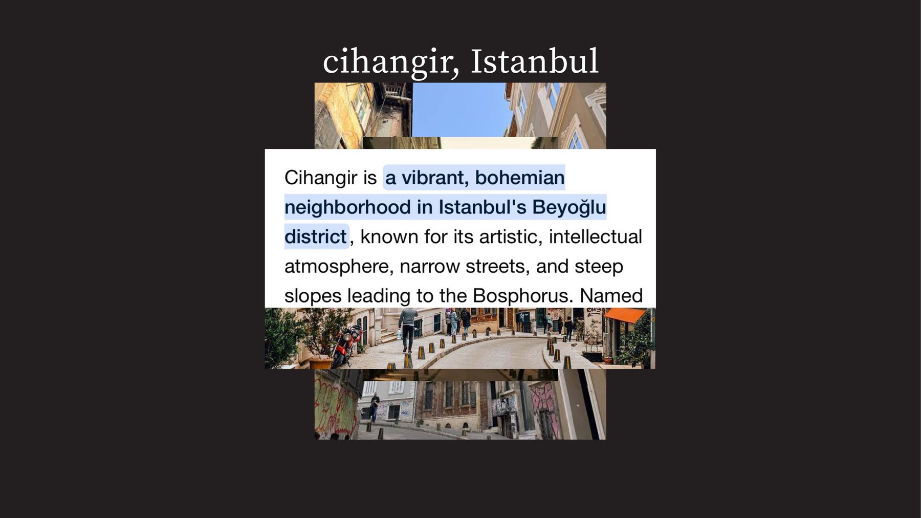 Cihangir, Istanbul