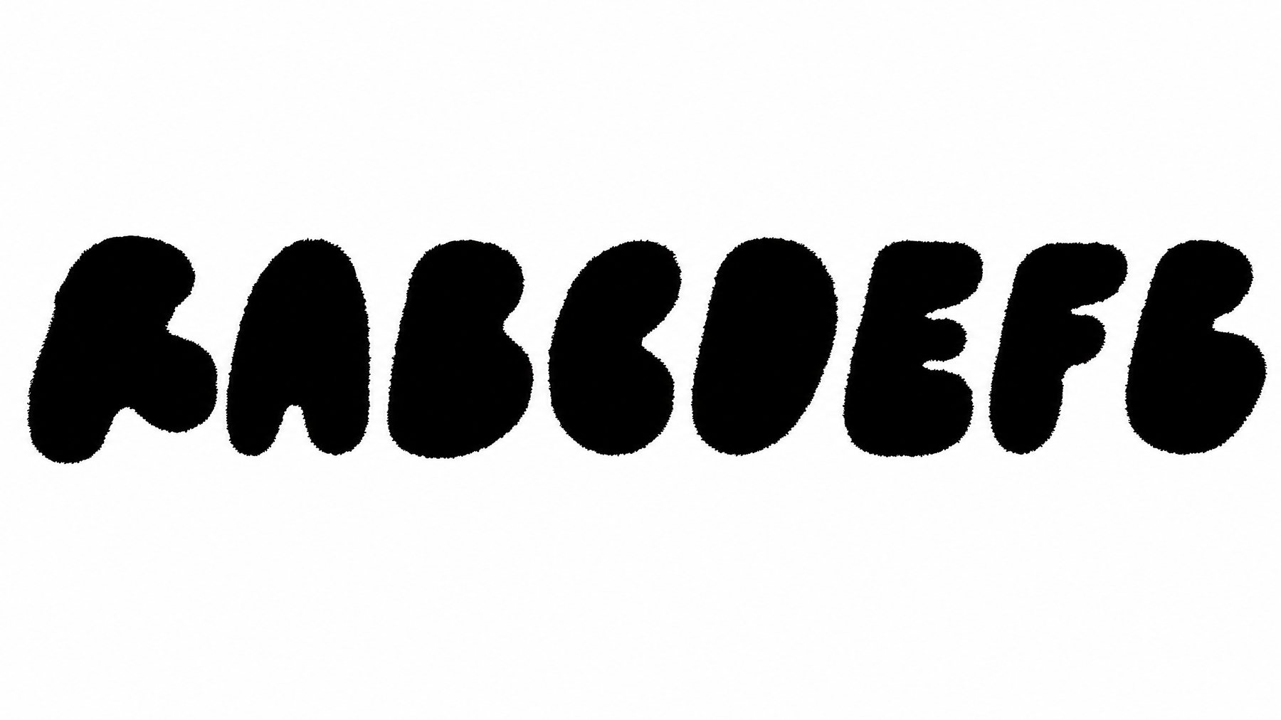 Generated letter sheet — R A B C D E F G