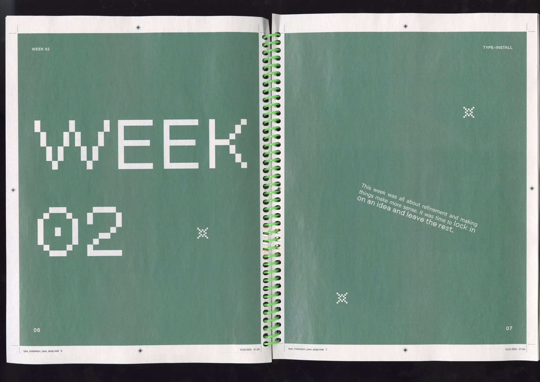 Week 02 — refinement